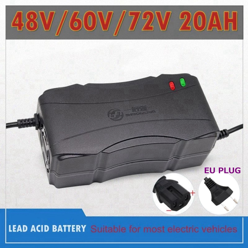 84V 20A Smart Charger - Pengisi daya baterai asam timbal pintar,