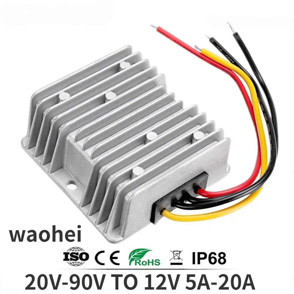72V 15A Fast Charger - Catu daya Step-down DC konverter, 72V