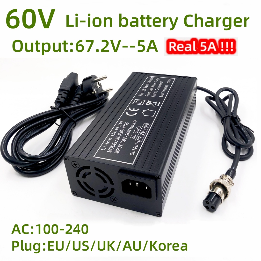 Pengisi Daya Cepat 67.2V 5A Un - 84V 20A Smart Charger ulasan dan harga