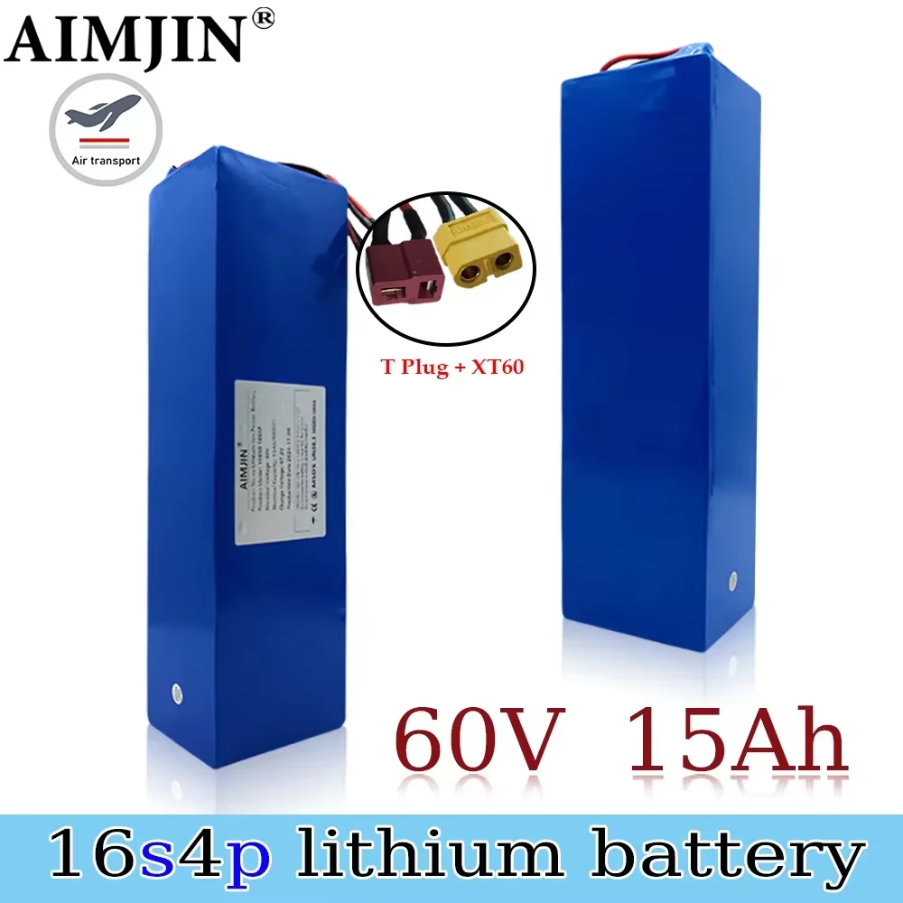 Baterai 60V 15Ah 16S4P 15000mA - 60V 50Ah Electric Scooter Battery ulasan dan harga