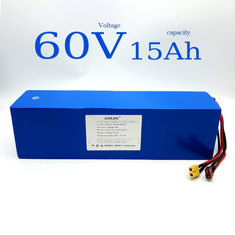 Baterai 60V 15Ah 16S4P 15000mA - 60V 50Ah Electric Scooter Battery ulasan dan harga