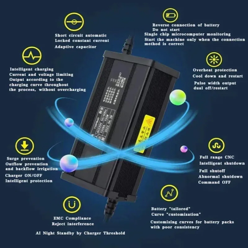 Pengisi Daya Baterai Smart Lif - 84V 20A Smart Charger ulasan dan harga