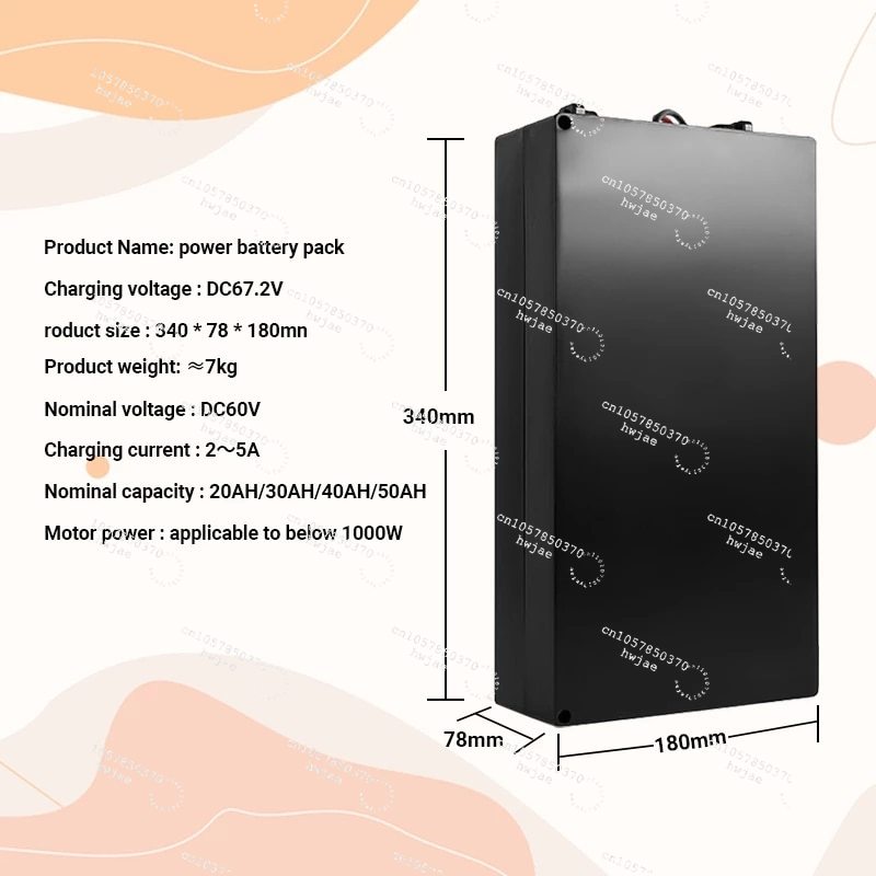 skuter listrik baterai listrik - 60V 50Ah Electric Scooter Battery ulasan dan harga