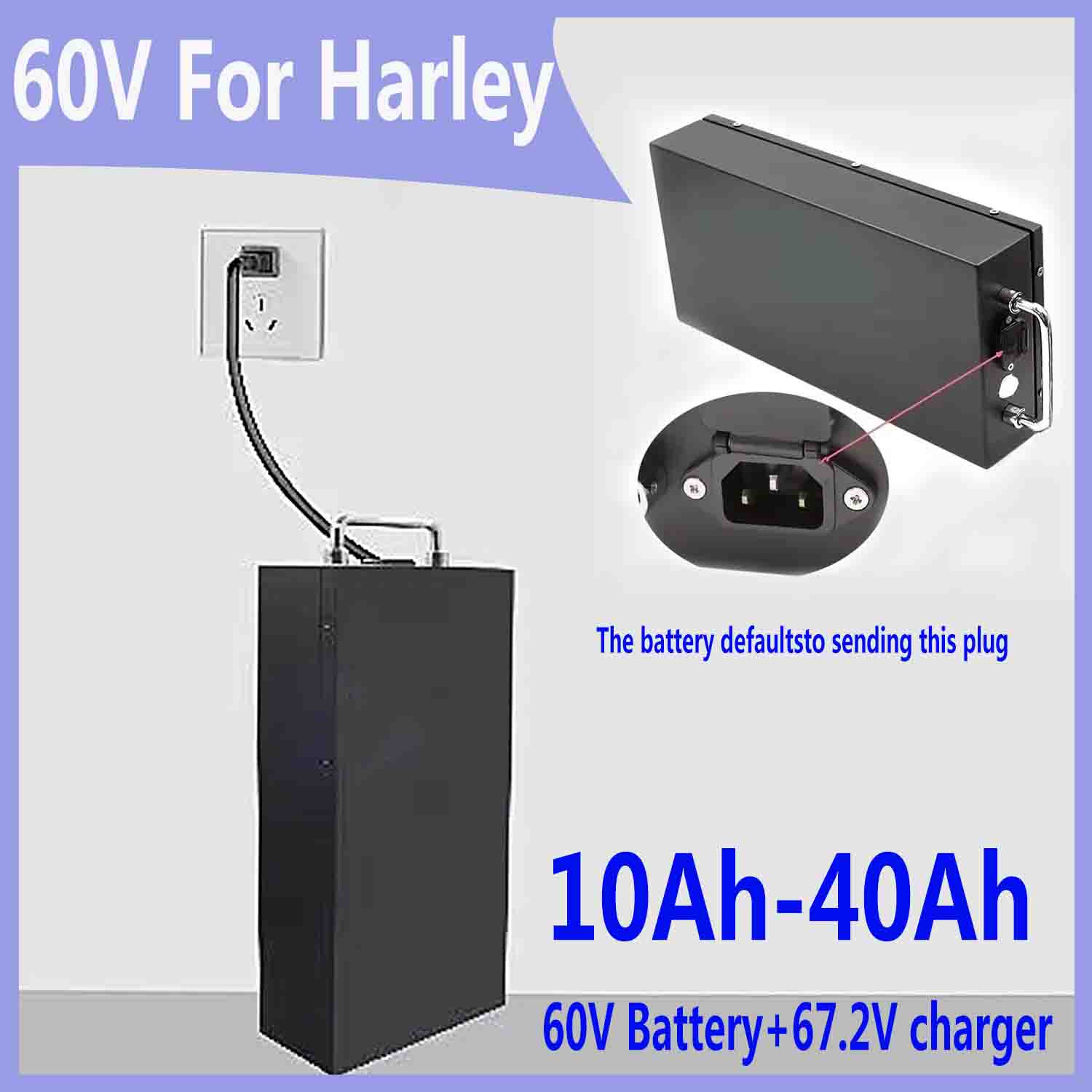Untuk baterai Harley 60V 20AH  - 60V 50Ah Electric Scooter Battery ulasan dan harga